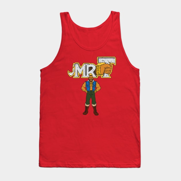 Mr. T Cartoon Tank Top by Chewbaccadoll